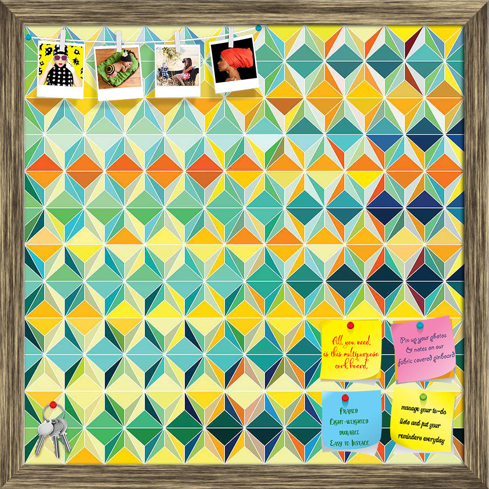ArtzFolio Funky Triangle Printed Bulletin Board Notice Pin Board Soft Board | Framed-Bulletin Boards Framed-AZSAO25977886BLB_FR_L-Image Code 5007489 Vishnu Image Folio Pvt Ltd, IC 5007489, ArtzFolio, Bulletin Boards Framed, Abstract, Digital Art, funky, triangle, printed, bulletin, board, notice, pin, soft, framed, vector, pattern, design, colorful, triagular, composition, pin up board, push pin board, extra large cork board, big pin board, notice board, small bulletin board, cork board, wall notice board, 