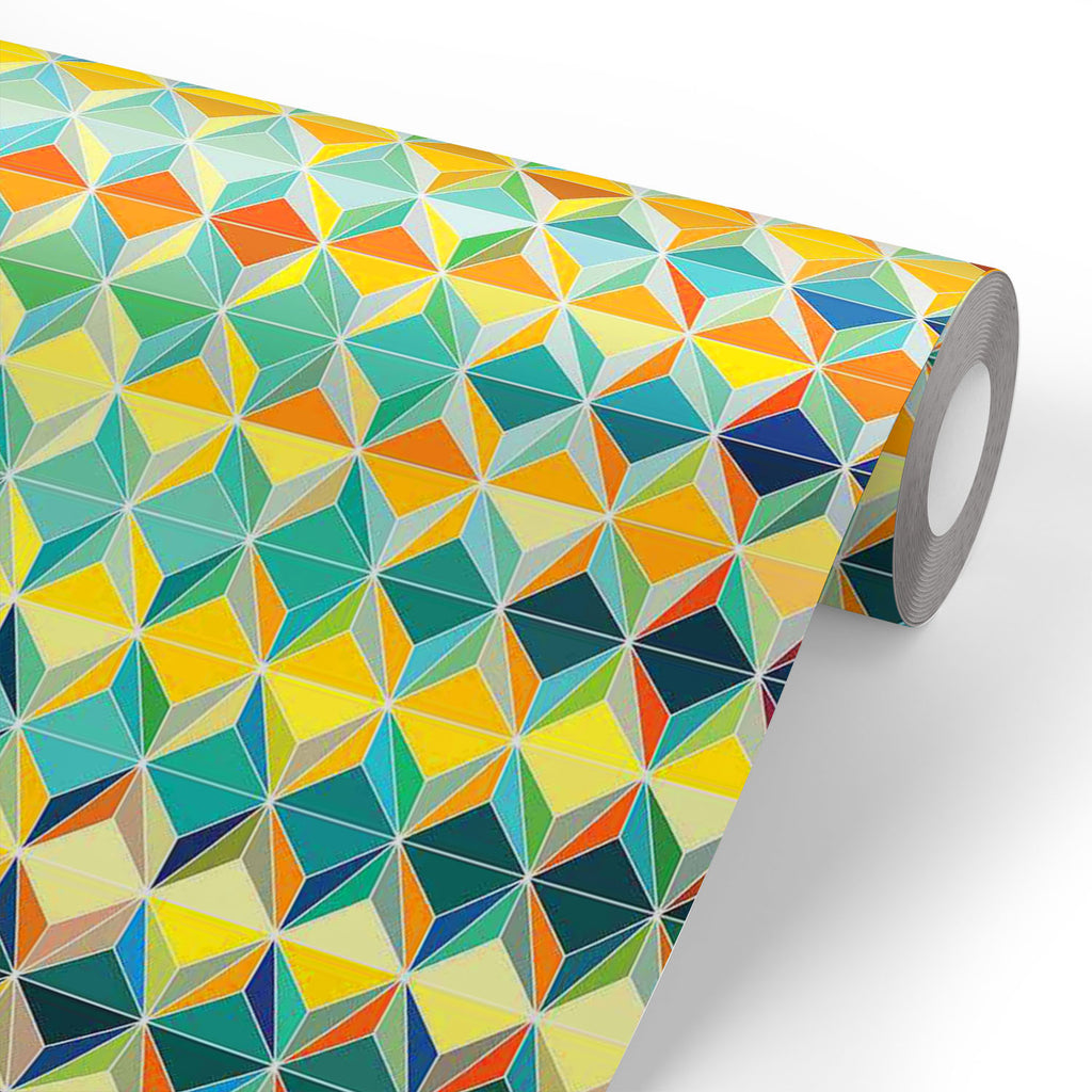 ArtzFolio Funky Triangle Wallpaper Roll | Easy to Install-Wallpapers Peel & Stick-AZHOM25977886WAL_L-Image Code 5007489 Vishnu Image Folio Pvt Ltd, IC 5007489, ArtzFolio, Wallpapers Peel & Stick, Abstract, Digital Art, funky, triangle, wallpaper, roll, easy, to, install, vinyl, self, adhesive, brick, for, walls, living, room, drawing, large, size, children, sticker, bedroom, pitaara, box, bathroom, textured, big, office, reception, amazonbasics, decorative, home, waterproof, designer, small, kids, peel, sti