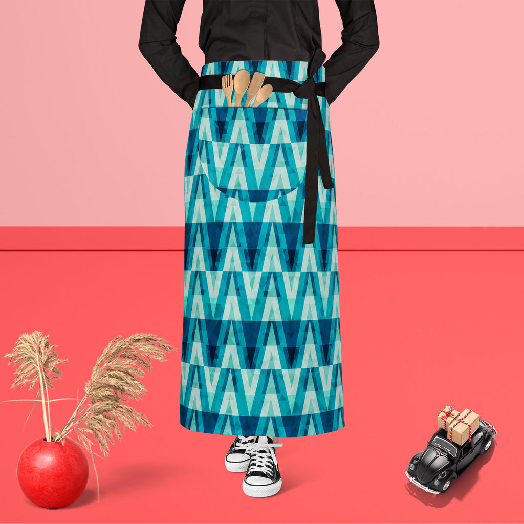 Crystal Triangle Apron | Adjustable, Free Size & Waist Tiebacks-Aprons Waist to Feet-APR_WS_FT-IC 5007490 IC 5007490, Abstract Expressionism, Abstracts, Ancient, Art and Paintings, Black and White, Culture, Decorative, Diamond, Digital, Digital Art, Ethnic, Geometric, Geometric Abstraction, Graphic, Historical, Illustrations, Medieval, Patterns, Retro, Semi Abstract, Signs, Signs and Symbols, Traditional, Triangles, Tribal, Vintage, White, World Culture, crystal, triangle, apron, adjustable, free, size, wai