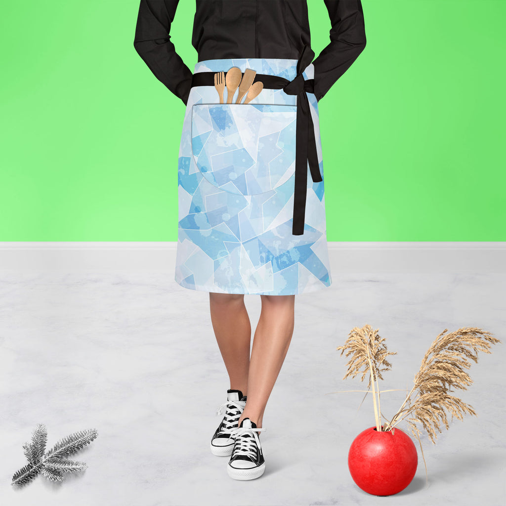 Ice Style D1 Apron | Adjustable, Free Size & Waist Tiebacks-Apron Waist to Knee-APR_WS_KN-IC 5007491 IC 5007491, Abstract Expressionism, Abstracts, Ancient, Art and Paintings, Black and White, Decorative, Diamond, Digital, Digital Art, Fashion, Geometric, Geometric Abstraction, Graphic, Historical, Illustrations, Medieval, Modern Art, Patterns, Semi Abstract, Signs, Signs and Symbols, Triangles, Vintage, White, ice, style, d1, apron, adjustable, free, size, waist, tiebacks, abstract, argyle, art, artistic, 