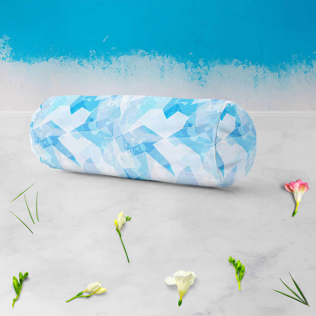 Ice Style D1 Bolster Cover Booster Cases | Concealed Zipper Opening-Bolster Covers-BOL_CV_ZP-IC 5007491 IC 5007491, Abstract Expressionism, Abstracts, Ancient, Art and Paintings, Black and White, Decorative, Diamond, Digital, Digital Art, Fashion, Geometric, Geometric Abstraction, Graphic, Historical, Illustrations, Medieval, Modern Art, Patterns, Semi Abstract, Signs, Signs and Symbols, Triangles, Vintage, White, ice, style, d1, bolster, cover, booster, cases, concealed, zipper, opening, abstract, argyle, 