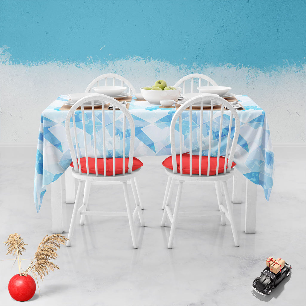 Ice Style D1 Table Cloth Cover-Table Covers-CVR_TB_NR-IC 5007491 IC 5007491, Abstract Expressionism, Abstracts, Ancient, Art and Paintings, Black and White, Decorative, Diamond, Digital, Digital Art, Fashion, Geometric, Geometric Abstraction, Graphic, Historical, Illustrations, Medieval, Modern Art, Patterns, Semi Abstract, Signs, Signs and Symbols, Triangles, Vintage, White, ice, style, d1, table, cloth, cover, abstract, argyle, art, artistic, artwork, backdrop, background, blue, collection, color, colorfu