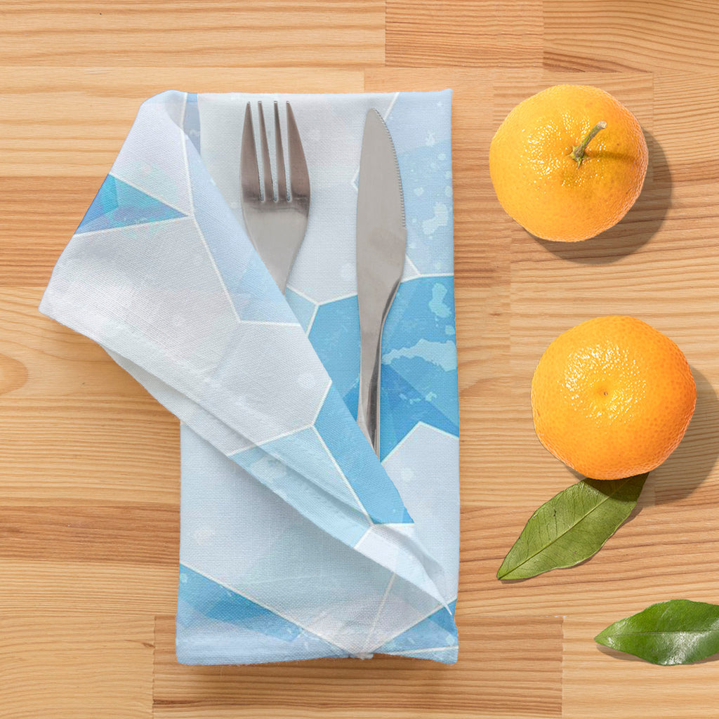 Ice Style D1 Table Napkin-Table Napkins-NAP_TB-IC 5007491 IC 5007491, Abstract Expressionism, Abstracts, Ancient, Art and Paintings, Black and White, Decorative, Diamond, Digital, Digital Art, Fashion, Geometric, Geometric Abstraction, Graphic, Historical, Illustrations, Medieval, Modern Art, Patterns, Semi Abstract, Signs, Signs and Symbols, Triangles, Vintage, White, ice, style, d1, table, napkin, abstract, argyle, art, artistic, artwork, backdrop, background, blue, collection, color, colorful, concept, c