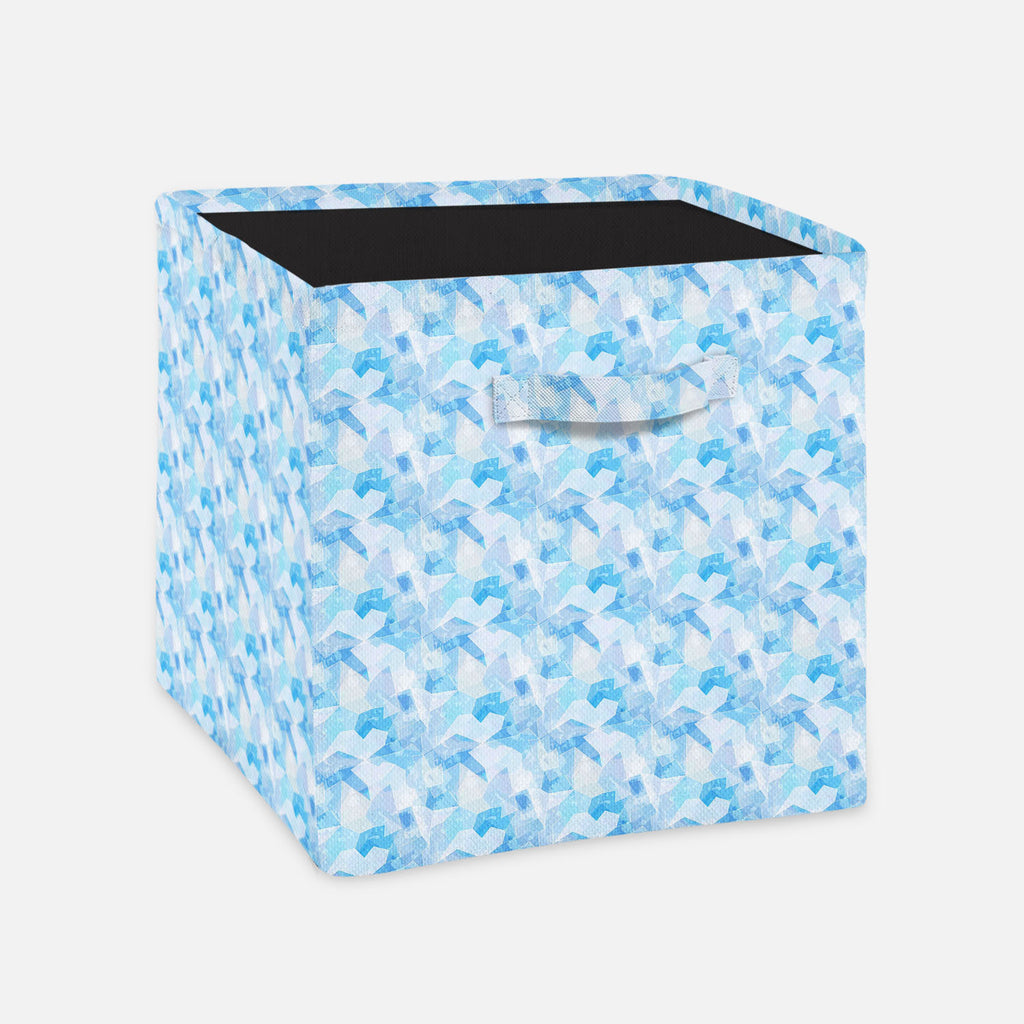 Ice Style Foldable Open Storage Bin | Organizer Box, Toy Basket, Shelf Box, Laundry Bag | Canvas Fabric-Storage Bins-STR_BI_CB-IC 5007491 IC 5007491, Abstract Expressionism, Abstracts, Ancient, Art and Paintings, Black and White, Decorative, Diamond, Digital, Digital Art, Fashion, Geometric, Geometric Abstraction, Graphic, Historical, Illustrations, Medieval, Modern Art, Patterns, Semi Abstract, Signs, Signs and Symbols, Triangles, Vintage, White, ice, style, foldable, open, storage, bin, organizer, box, to