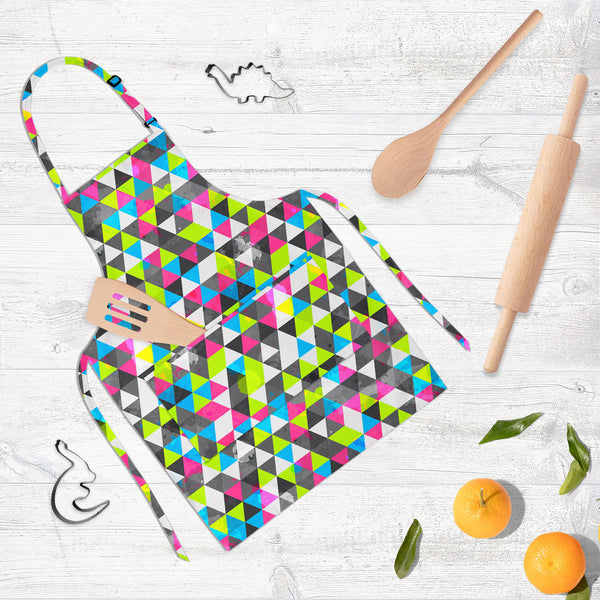 Grunge Triangle D5 Apron | Adjustable, Free Size & Waist Tiebacks-Aprons Neck to Knee-APR_NK_KN-IC 5007492 IC 5007492, Abstract Expressionism, Abstracts, Ancient, Art and Paintings, Decorative, Digital, Digital Art, Geometric, Geometric Abstraction, Graphic, Grid Art, Hipster, Historical, Illustrations, Medieval, Modern Art, Music, Music and Dance, Music and Musical Instruments, Patterns, Retro, Semi Abstract, Signs, Signs and Symbols, Triangles, Urban, Vintage, Watercolour, grunge, triangle, d5, full-lengt