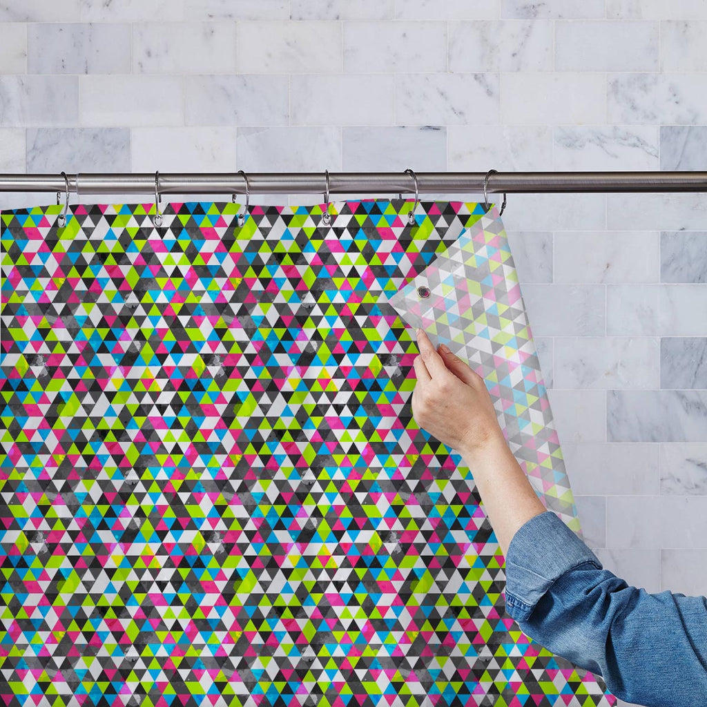 Grunge Triangle Washable Waterproof Shower Curtain-Shower Curtains-CUR_SH-IC 5007492 IC 5007492, Abstract Expressionism, Abstracts, Ancient, Art and Paintings, Decorative, Digital, Digital Art, Geometric, Geometric Abstraction, Graphic, Grid Art, Hipster, Historical, Illustrations, Medieval, Modern Art, Music, Music and Dance, Music and Musical Instruments, Patterns, Retro, Semi Abstract, Signs, Signs and Symbols, Triangles, Urban, Vintage, Watercolour, grunge, triangle, washable, waterproof, shower, curtai
