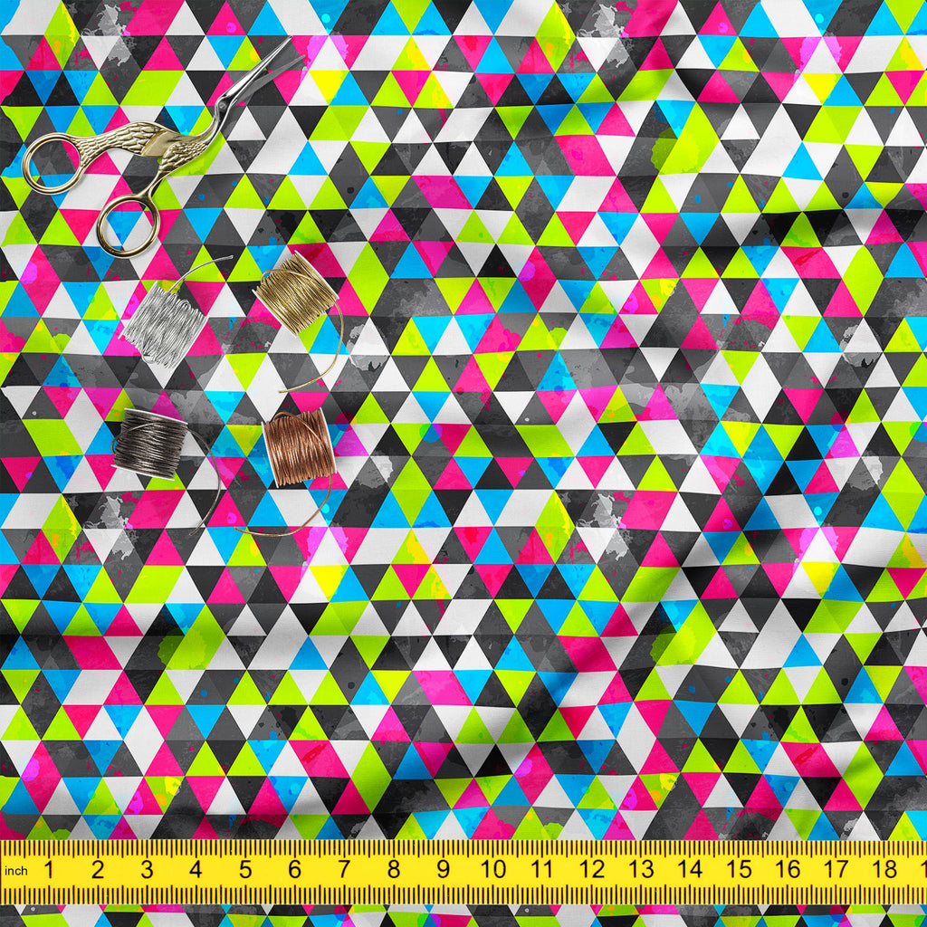 Grunge Triangle D5 Upholstery Fabric by Metre | For Sofa, Curtains, Cushions, Furnishing, Craft, Dress Material-Upholstery Fabrics-FAB_RW-IC 5007492 IC 5007492, Abstract Expressionism, Abstracts, Ancient, Art and Paintings, Decorative, Digital, Digital Art, Geometric, Geometric Abstraction, Graphic, Grid Art, Hipster, Historical, Illustrations, Medieval, Modern Art, Music, Music and Dance, Music and Musical Instruments, Patterns, Retro, Semi Abstract, Signs, Signs and Symbols, Triangles, Urban, Vintage, Wat