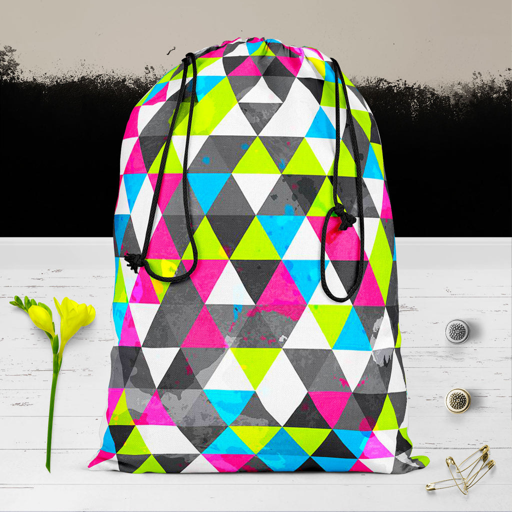 Grunge Triangle D5 Reusable Sack Bag | Bag for Gym, Storage, Vegetable & Travel-Drawstring Sack Bags-SCK_FB_DS-IC 5007492 IC 5007492, Abstract Expressionism, Abstracts, Ancient, Art and Paintings, Decorative, Digital, Digital Art, Geometric, Geometric Abstraction, Graphic, Grid Art, Hipster, Historical, Illustrations, Medieval, Modern Art, Music, Music and Dance, Music and Musical Instruments, Patterns, Retro, Semi Abstract, Signs, Signs and Symbols, Triangles, Urban, Vintage, Watercolour, grunge, triangle,
