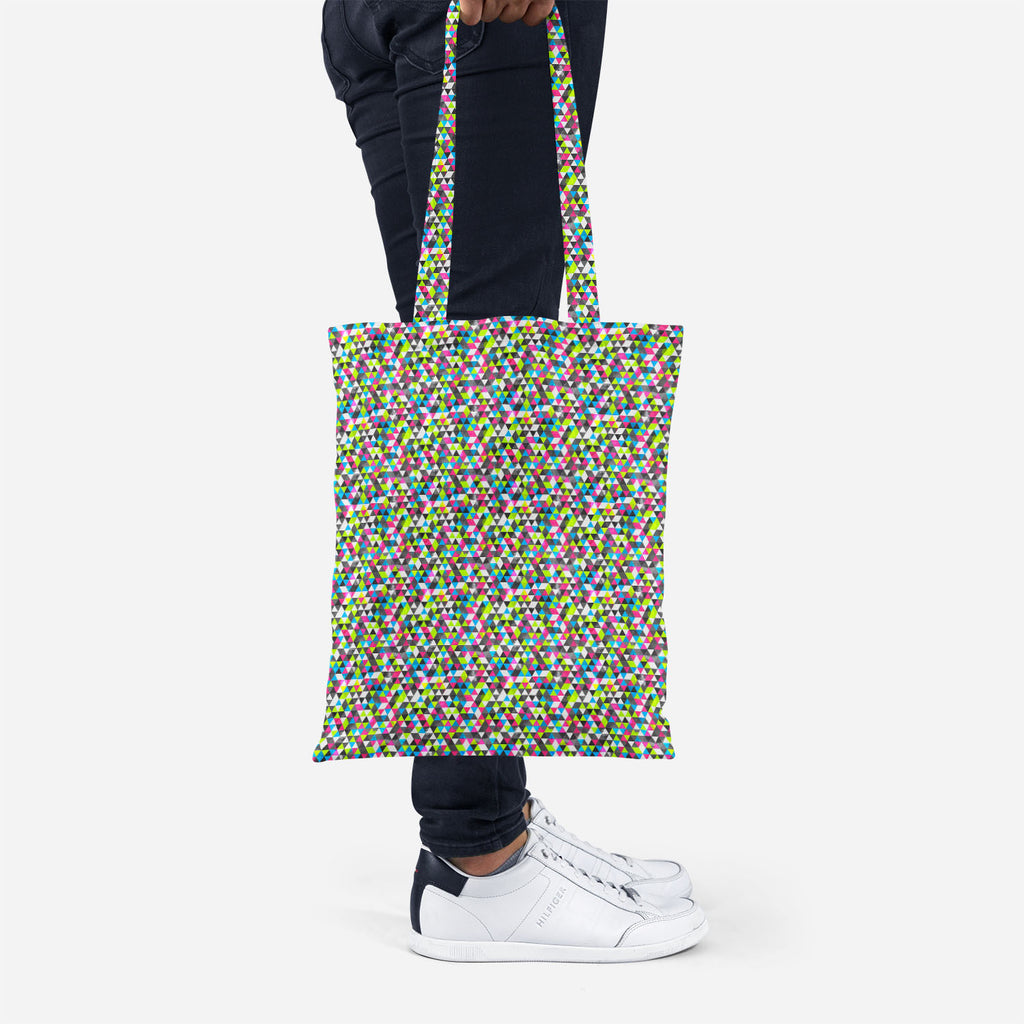 ArtzFolio Grunge Triangle Tote Bag Shoulder Purse | Multipurpose-Tote Bags Basic-AZ5007492TOT_RF-IC 5007492 IC 5007492, Abstract Expressionism, Abstracts, Ancient, Art and Paintings, Decorative, Digital, Digital Art, Geometric, Geometric Abstraction, Graphic, Grid Art, Hipster, Historical, Illustrations, Medieval, Modern Art, Music, Music and Dance, Music and Musical Instruments, Patterns, Retro, Semi Abstract, Signs, Signs and Symbols, Triangles, Urban, Vintage, Watercolour, grunge, triangle, tote, bag, sh