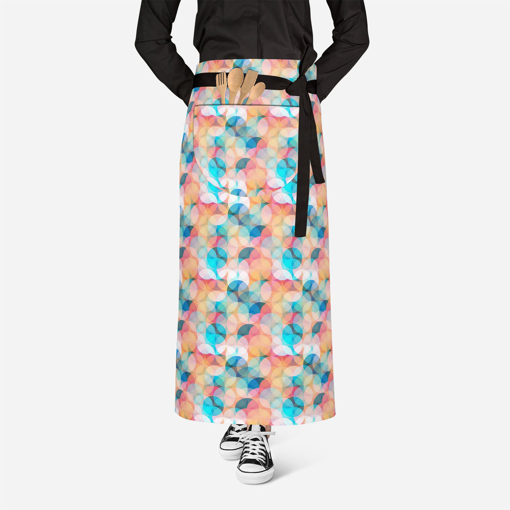 Circles Apron | Adjustable, Free Size & Waist Tiebacks-Aprons Waist to Knee-APR_WS_FT-IC 5007494 IC 5007494, Abstract Expressionism, Abstracts, Ancient, Art and Paintings, Baby, Botanical, Children, Circle, Digital, Digital Art, Fashion, Floral, Flowers, Geometric, Geometric Abstraction, Graphic, Historical, Illustrations, Kids, Medieval, Modern Art, Nature, Parents, Patterns, Retro, Semi Abstract, Signs, Signs and Symbols, Vintage, circles, apron, adjustable, free, size, waist, tiebacks, abstract, pattern,