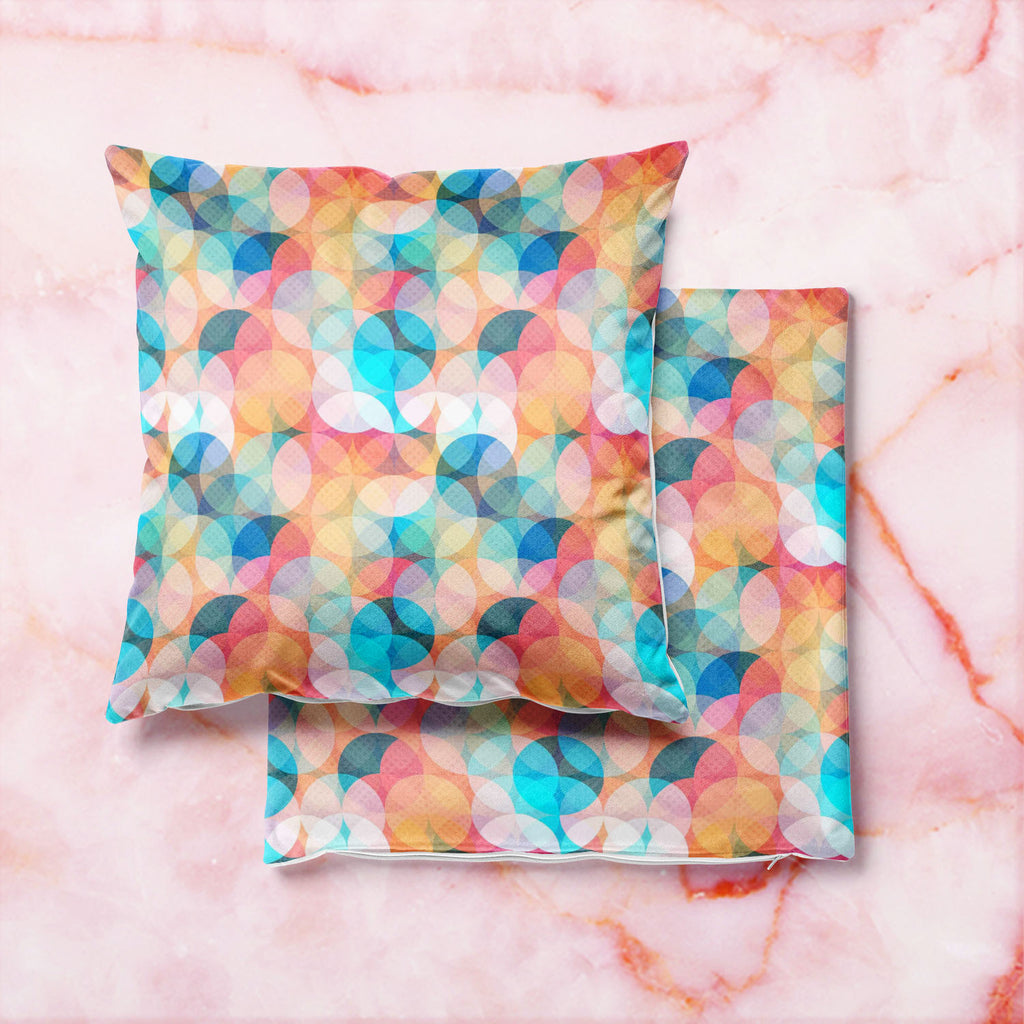 Circles Cushion Cover Throw Pillow-Cushion Covers-CUS_CV-IC 5007494 IC 5007494, Abstract Expressionism, Abstracts, Ancient, Art and Paintings, Baby, Botanical, Children, Circle, Digital, Digital Art, Fashion, Floral, Flowers, Geometric, Geometric Abstraction, Graphic, Historical, Illustrations, Kids, Medieval, Modern Art, Nature, Parents, Patterns, Retro, Semi Abstract, Signs, Signs and Symbols, Vintage, circles, cushion, cover, throw, pillow, abstract, pattern, background, art, artistic, backdrop, beauty, 
