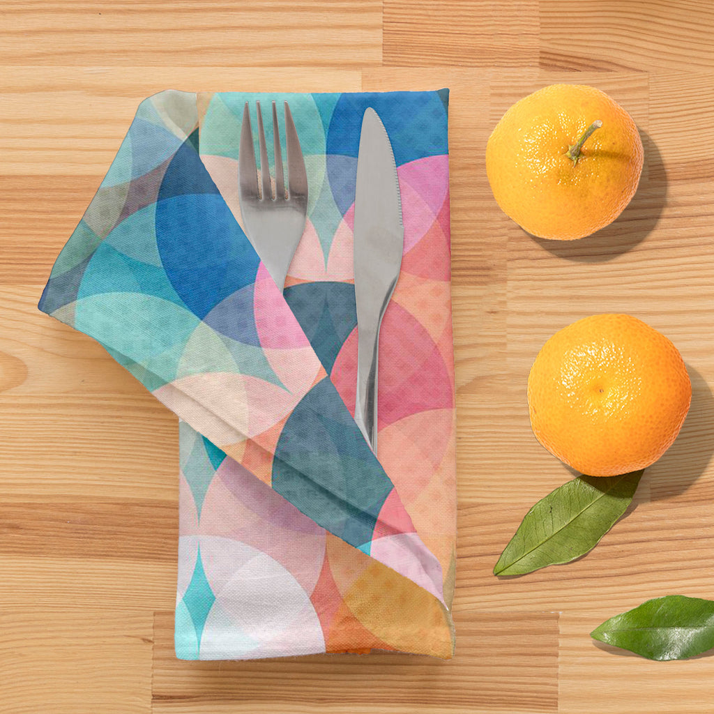 Circles Table Napkin-Table Napkins-NAP_TB-IC 5007494 IC 5007494, Abstract Expressionism, Abstracts, Ancient, Art and Paintings, Baby, Botanical, Children, Circle, Digital, Digital Art, Fashion, Floral, Flowers, Geometric, Geometric Abstraction, Graphic, Historical, Illustrations, Kids, Medieval, Modern Art, Nature, Parents, Patterns, Retro, Semi Abstract, Signs, Signs and Symbols, Vintage, circles, table, napkin, abstract, pattern, background, art, artistic, backdrop, beauty, blue, bright, bubble, color, co