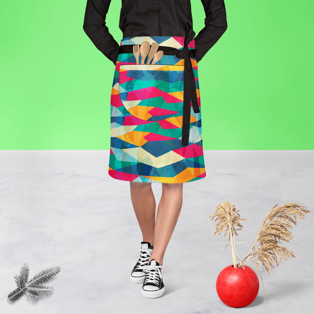 Grunge Mosaic Apron | Adjustable, Free Size & Waist Tiebacks-Apron Waist to Knee-APR_WS_KN-IC 5007495 IC 5007495, Abstract Expressionism, Abstracts, Ancient, Art and Paintings, Decorative, Diamond, Eygptian, Fashion, Geometric, Geometric Abstraction, Grid Art, Hipster, Historical, Illustrations, Medieval, Modern Art, Patterns, Retro, Semi Abstract, Signs, Signs and Symbols, Triangles, Vintage, grunge, mosaic, apron, adjustable, free, size, waist, tiebacks, abstract, art, artistic, artwork, backdrop, backgro