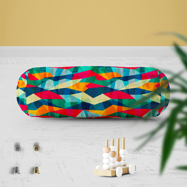 Grunge Mosaic Bolster Cover Booster Cases | Concealed Zipper Opening-Bolster Covers-BOL_CV_ZP-IC 5007495 IC 5007495, Abstract Expressionism, Abstracts, Ancient, Art and Paintings, Decorative, Diamond, Eygptian, Fashion, Geometric, Geometric Abstraction, Grid Art, Hipster, Historical, Illustrations, Medieval, Modern Art, Patterns, Retro, Semi Abstract, Signs, Signs and Symbols, Triangles, Vintage, grunge, mosaic, bolster, cover, booster, cases, zipper, opening, poly, cotton, fabric, abstract, art, artistic, 