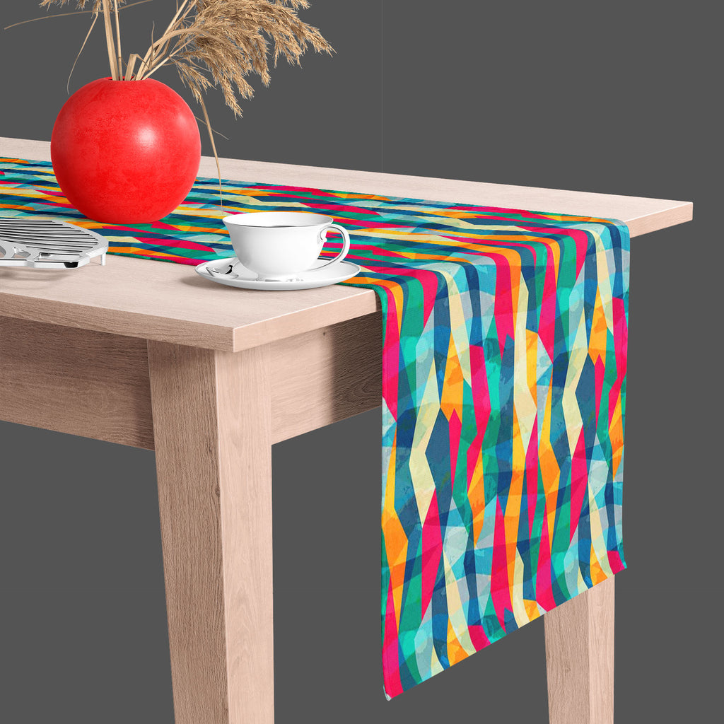 Grunge Mosaic Table Runner-Table Runners-RUN_TB-IC 5007495 IC 5007495, Abstract Expressionism, Abstracts, Ancient, Art and Paintings, Decorative, Diamond, Eygptian, Fashion, Geometric, Geometric Abstraction, Grid Art, Hipster, Historical, Illustrations, Medieval, Modern Art, Patterns, Retro, Semi Abstract, Signs, Signs and Symbols, Triangles, Vintage, grunge, mosaic, table, runner, abstract, art, artistic, artwork, backdrop, background, banner, color, colorful, colourful, concept, connection, decor, decorat