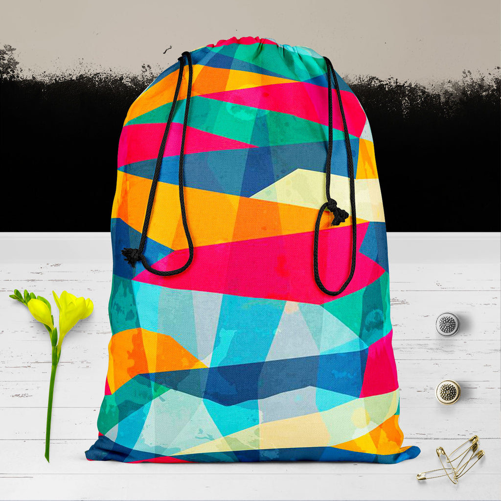 Grunge Mosaic Reusable Sack Bag | Bag for Gym, Storage, Vegetable & Travel-Drawstring Sack Bags-SCK_FB_DS-IC 5007495 IC 5007495, Abstract Expressionism, Abstracts, Ancient, Art and Paintings, Decorative, Diamond, Eygptian, Fashion, Geometric, Geometric Abstraction, Grid Art, Hipster, Historical, Illustrations, Medieval, Modern Art, Patterns, Retro, Semi Abstract, Signs, Signs and Symbols, Triangles, Vintage, grunge, mosaic, reusable, sack, bag, for, gym, storage, vegetable, travel, abstract, art, artistic, 