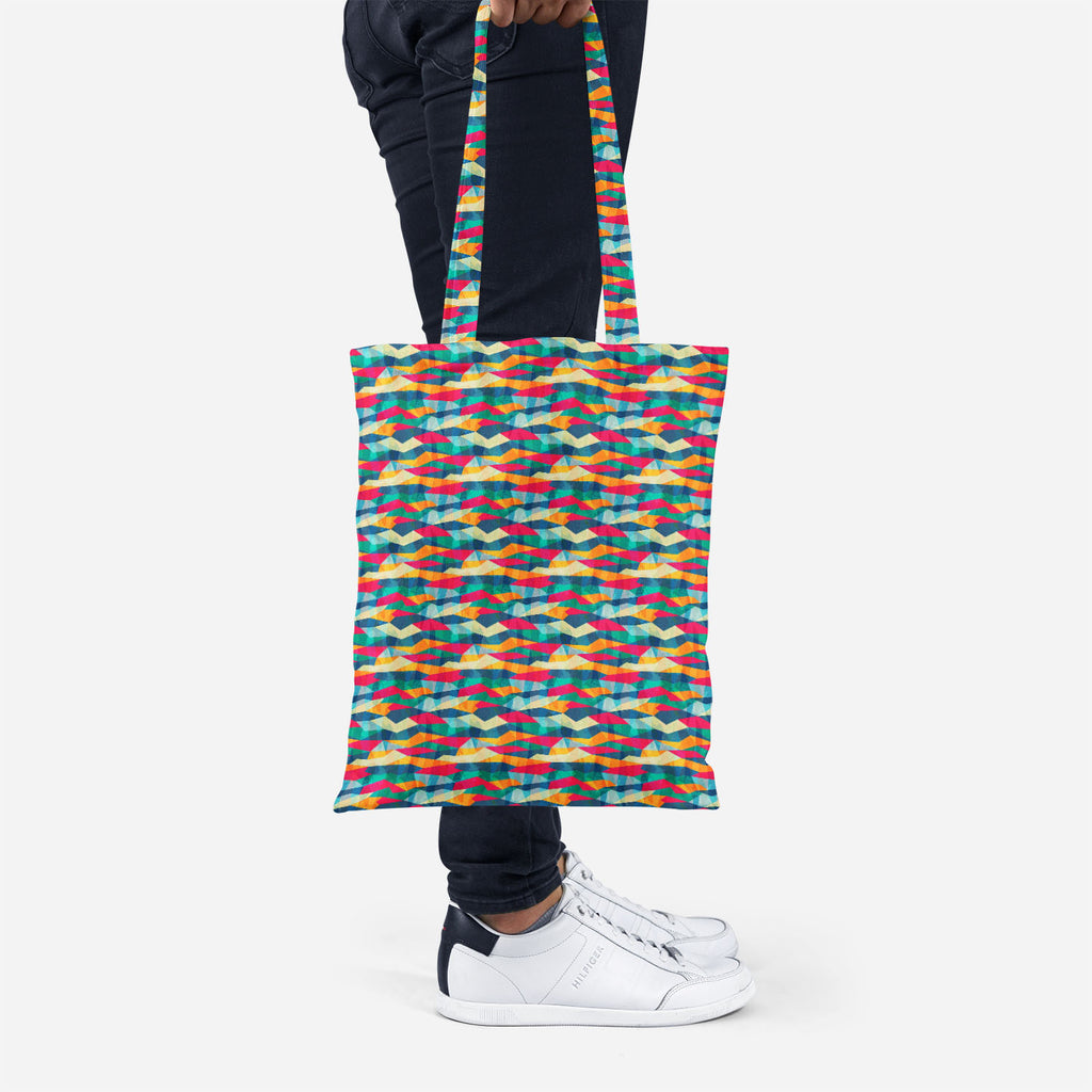 ArtzFolio Grunge Mosaic Tote Bag Shoulder Purse | Multipurpose-Tote Bags Basic-AZ5007495TOT_RF-IC 5007495 IC 5007495, Abstract Expressionism, Abstracts, Ancient, Art and Paintings, Decorative, Diamond, Eygptian, Fashion, Geometric, Geometric Abstraction, Grid Art, Hipster, Historical, Illustrations, Medieval, Modern Art, Patterns, Retro, Semi Abstract, Signs, Signs and Symbols, Triangles, Vintage, grunge, mosaic, tote, bag, shoulder, purse, multipurpose, abstract, art, artistic, artwork, backdrop, backgroun