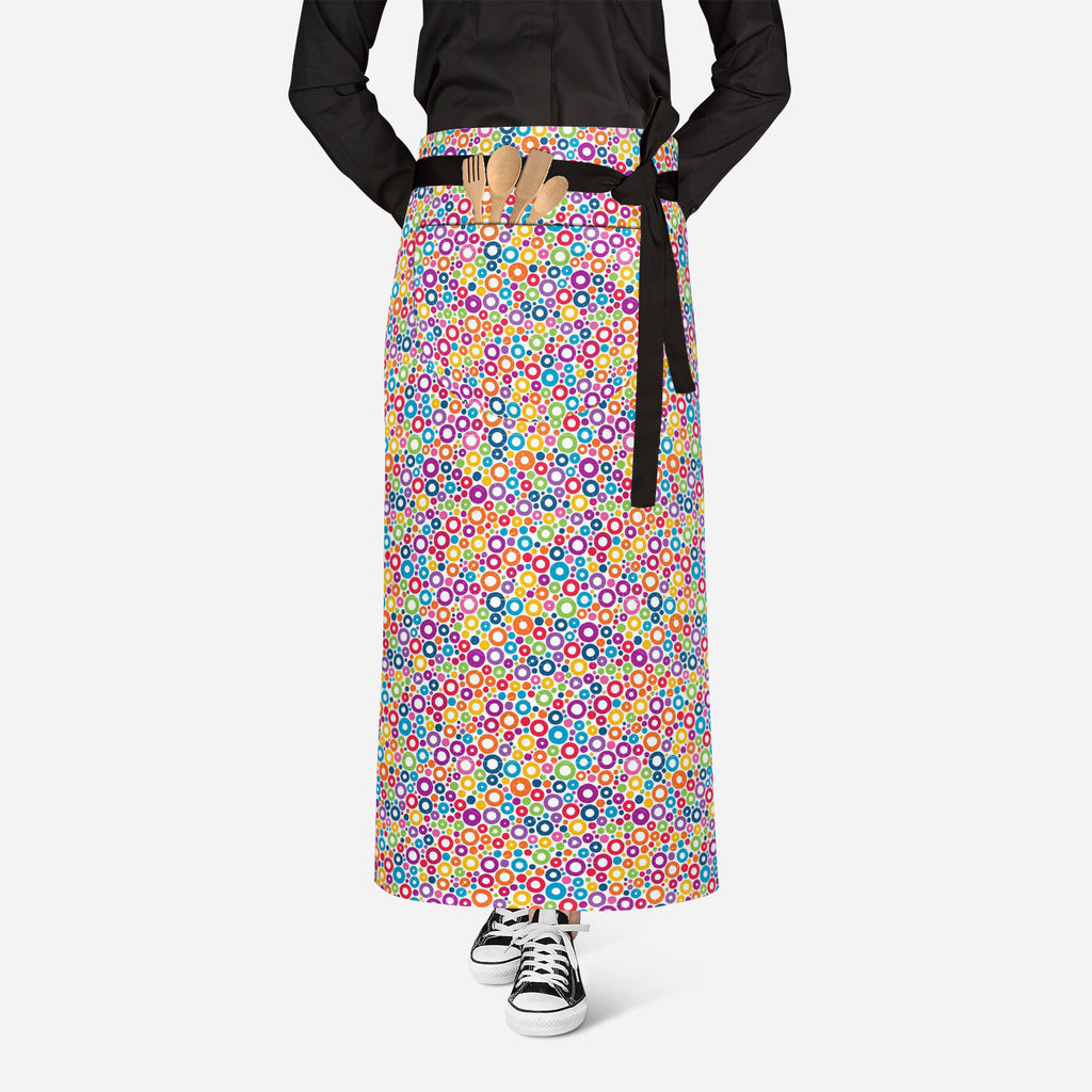 Colorful Circles Apron | Adjustable, Free Size & Waist Tiebacks-Aprons Waist to Knee-APR_WS_FT-IC 5007496 IC 5007496, Abstract Expressionism, Abstracts, Baby, Children, Circle, Decorative, Digital, Digital Art, Fashion, Geometric, Geometric Abstraction, Graphic, Hand Drawn, Hipster, Illustrations, Kids, Modern Art, Patterns, Semi Abstract, Signs, Signs and Symbols, colorful, circles, apron, adjustable, free, size, waist, tiebacks, abstract, artistic, background, blue, bright, card, child, color, contemporar