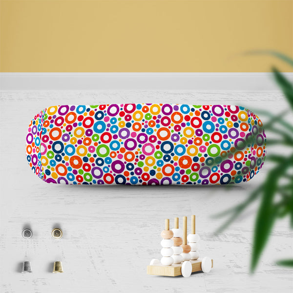 Colorful Circles D1 Bolster Cover Booster Cases | Concealed Zipper Opening-Bolster Covers-BOL_CV_ZP-IC 5007496 IC 5007496, Abstract Expressionism, Abstracts, Baby, Children, Circle, Decorative, Digital, Digital Art, Fashion, Geometric, Geometric Abstraction, Graphic, Hand Drawn, Hipster, Illustrations, Kids, Modern Art, Patterns, Semi Abstract, Signs, Signs and Symbols, colorful, circles, d1, bolster, cover, booster, cases, zipper, opening, poly, cotton, fabric, abstract, artistic, background, blue, bright,