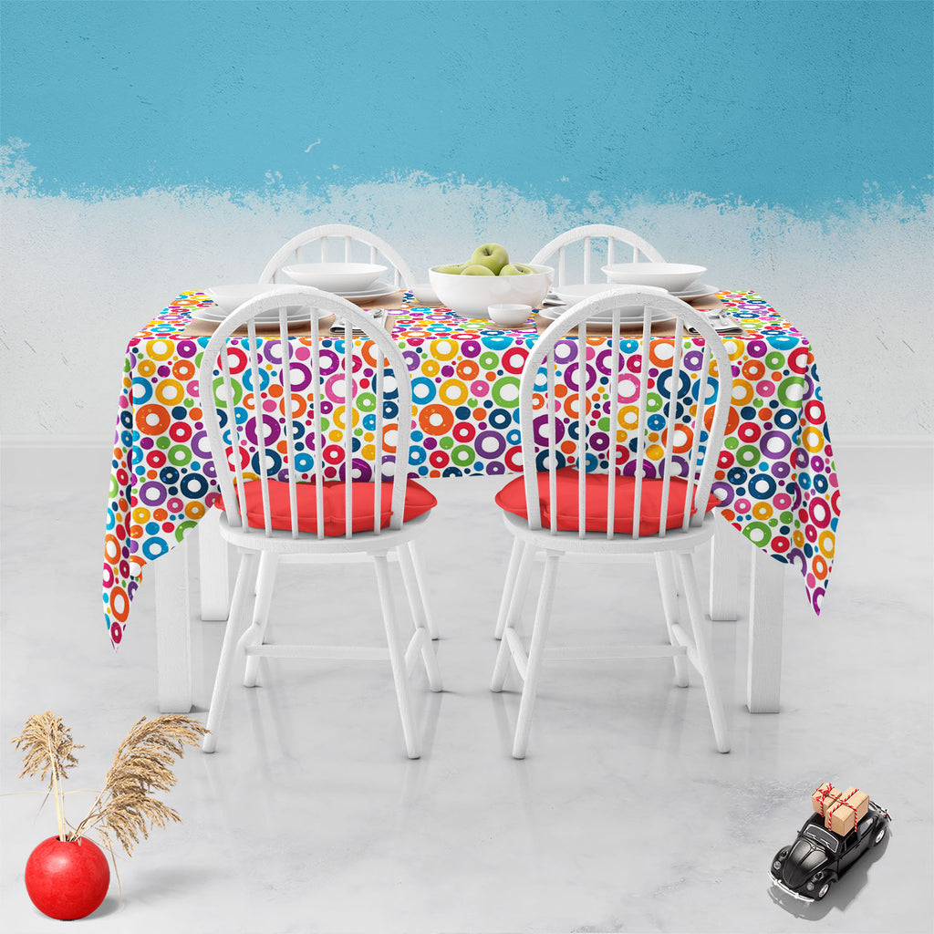 Colorful Circles D1 Table Cloth Cover-Table Covers-CVR_TB_NR-IC 5007496 IC 5007496, Abstract Expressionism, Abstracts, Baby, Children, Circle, Decorative, Digital, Digital Art, Fashion, Geometric, Geometric Abstraction, Graphic, Hand Drawn, Hipster, Illustrations, Kids, Modern Art, Patterns, Semi Abstract, Signs, Signs and Symbols, colorful, circles, d1, table, cloth, cover, abstract, artistic, background, blue, bright, card, child, color, contemporary, creative, decor, design, doodle, element, fabric, fun,