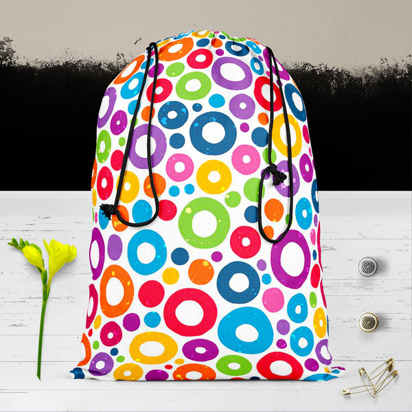 Colorful Circles D1 Reusable Sack Bag | Bag for Gym, Storage, Vegetable & Travel-Drawstring Sack Bags-SCK_FB_DS-IC 5007496 IC 5007496, Abstract Expressionism, Abstracts, Baby, Children, Circle, Decorative, Digital, Digital Art, Fashion, Geometric, Geometric Abstraction, Graphic, Hand Drawn, Hipster, Illustrations, Kids, Modern Art, Patterns, Semi Abstract, Signs, Signs and Symbols, colorful, circles, d1, reusable, sack, bag, for, gym, storage, vegetable, travel, cotton, canvas, fabric, abstract, artistic, b