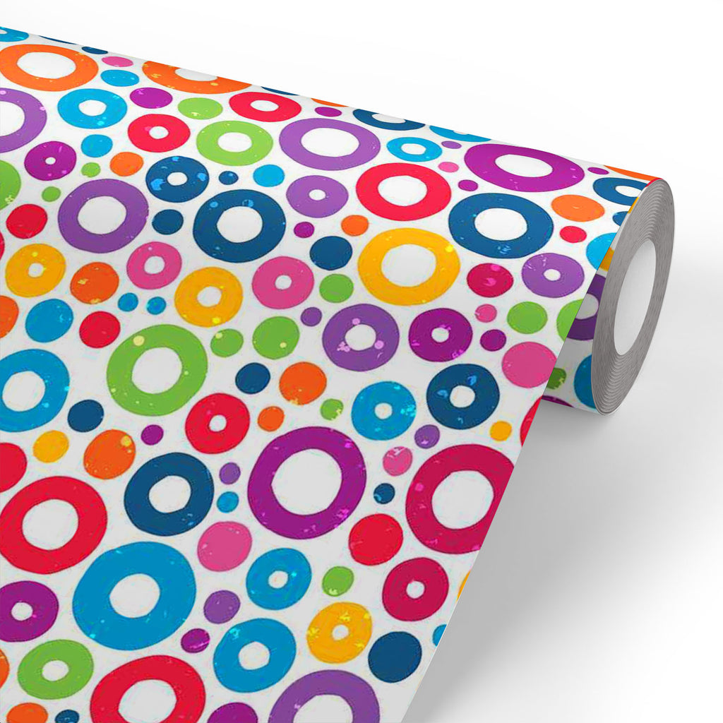 Colorful Circles Wallpaper Roll-Wallpapers Peel & Stick-WAL_PA-IC 5007496 IC 5007496, Abstract Expressionism, Abstracts, Baby, Children, Circle, Decorative, Digital, Digital Art, Fashion, Geometric, Geometric Abstraction, Graphic, Hand Drawn, Hipster, Illustrations, Kids, Modern Art, Patterns, Semi Abstract, Signs, Signs and Symbols, colorful, circles, wallpaper, roll, abstract, artistic, background, blue, bright, card, child, color, contemporary, creative, decor, design, doodle, element, fabric, fun, geome