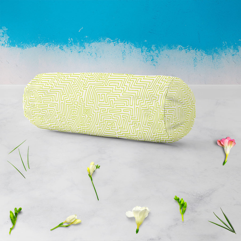 Labyrinth Art Bolster Cover Booster Cases | Concealed Zipper Opening-Bolster Covers-BOL_CV_ZP-IC 5007497 IC 5007497, Abstract Expressionism, Abstracts, Art and Paintings, Decorative, Digital, Digital Art, Drawing, Geometric, Geometric Abstraction, Graphic, Illustrations, Modern Art, Patterns, Retro, Semi Abstract, Signs, Signs and Symbols, Sports, labyrinth, art, bolster, cover, booster, cases, concealed, zipper, opening, abstract, artistic, backdrop, background, board, color, complicated, concept, continuo