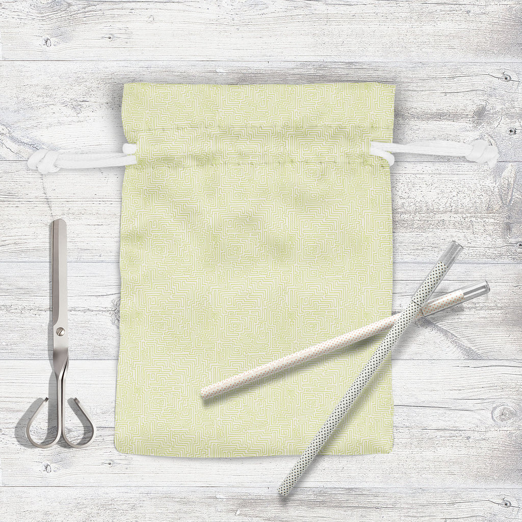 Labyrinth Art Pouch Wrist Potli Bag | Bag for Weddings & Casual Parties-Drawstring Pouches-PCH_FB_DS-IC 5007497 IC 5007497, Abstract Expressionism, Abstracts, Art and Paintings, Decorative, Digital, Digital Art, Drawing, Geometric, Geometric Abstraction, Graphic, Illustrations, Modern Art, Patterns, Retro, Semi Abstract, Signs, Signs and Symbols, Sports, labyrinth, art, pouch, wrist, potli, bag, for, weddings, casual, parties, abstract, artistic, backdrop, background, board, color, complicated, concept, con