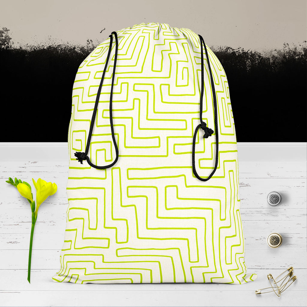 Labyrinth Art Reusable Sack Bag | Bag for Gym, Storage, Vegetable & Travel-Drawstring Sack Bags-SCK_FB_DS-IC 5007497 IC 5007497, Abstract Expressionism, Abstracts, Art and Paintings, Decorative, Digital, Digital Art, Drawing, Geometric, Geometric Abstraction, Graphic, Illustrations, Modern Art, Patterns, Retro, Semi Abstract, Signs, Signs and Symbols, Sports, labyrinth, art, reusable, sack, bag, for, gym, storage, vegetable, travel, abstract, artistic, backdrop, background, board, color, complicated, concep