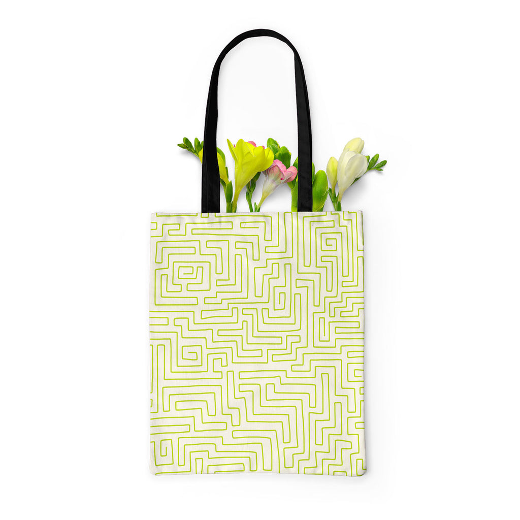 Labyrinth Art Tote Bag Shoulder Purse | Multipurpose-Tote Bags Basic-TOT_FB_BS-IC 5007497 IC 5007497, Abstract Expressionism, Abstracts, Art and Paintings, Decorative, Digital, Digital Art, Drawing, Geometric, Geometric Abstraction, Graphic, Illustrations, Modern Art, Patterns, Retro, Semi Abstract, Signs, Signs and Symbols, Sports, labyrinth, art, tote, bag, shoulder, purse, multipurpose, abstract, artistic, backdrop, background, board, color, complicated, concept, continuous, cover, crazy, creative, decor