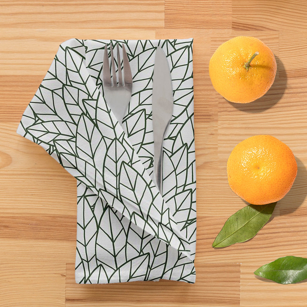 Leafy Leaves Table Napkin-Table Napkins-NAP_TB-IC 5007498 IC 5007498, Abstract Expressionism, Abstracts, Ancient, Art and Paintings, Decorative, Digital, Digital Art, Drawing, Fashion, Graphic, Historical, Illustrations, Medieval, Modern Art, Nature, Patterns, Retro, Scenic, Seasons, Semi Abstract, Signs, Signs and Symbols, Vintage, leafy, leaves, table, napkin, abstract, art, backdrop, background, beautiful, bright, color, cover, decor, decoration, design, drawn, elegance, element, fabric, foliage, hand, i