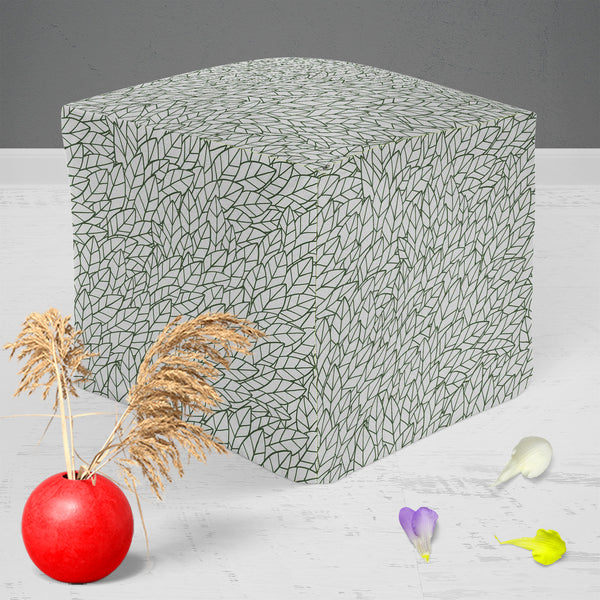 Leafy Leaves Footstool Footrest Puffy Pouffe Ottoman Bean Bag | Canvas Fabric-Footstools-FST_CB_BN-IC 5007498 IC 5007498, Abstract Expressionism, Abstracts, Ancient, Art and Paintings, Decorative, Digital, Digital Art, Drawing, Fashion, Graphic, Historical, Illustrations, Medieval, Modern Art, Nature, Patterns, Retro, Scenic, Seasons, Semi Abstract, Signs, Signs and Symbols, Vintage, leafy, leaves, puffy, pouffe, ottoman, footstool, footrest, bean, bag, canvas, fabric, abstract, art, backdrop, background, b
