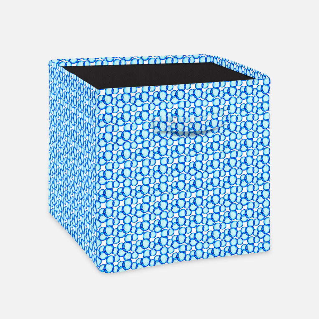Soap Bubbles Foldable Open Storage Bin | Organizer Box, Toy Basket, Shelf Box, Laundry Bag | Canvas Fabric-Storage Bins-STR_BI_CB-IC 5007500 IC 5007500, Abstract Expressionism, Abstracts, Art and Paintings, Business, Circle, Dots, Illustrations, Parents, Patterns, Semi Abstract, Signs, Signs and Symbols, Splatter, Watercolour, soap, bubbles, foldable, open, storage, bin, organizer, box, toy, basket, shelf, laundry, bag, canvas, fabric, abstract, aqua, art, atom, backdrop, background, bacteria, ball, biology