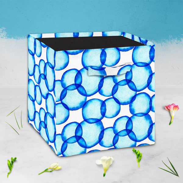 Soap Bubbles D1 Foldable Open Storage Bin | Organizer Box, Toy Basket, Shelf Box, Laundry Bag | Canvas Fabric-Storage Bins-STR_BI_CB-IC 5007500 IC 5007500, Abstract Expressionism, Abstracts, Art and Paintings, Business, Circle, Dots, Illustrations, Parents, Patterns, Semi Abstract, Signs, Signs and Symbols, Splatter, Watercolour, soap, bubbles, d1, foldable, open, storage, bin, organizer, box, toy, basket, shelf, laundry, bag, canvas, fabric, abstract, aqua, art, atom, backdrop, background, bacteria, ball, 