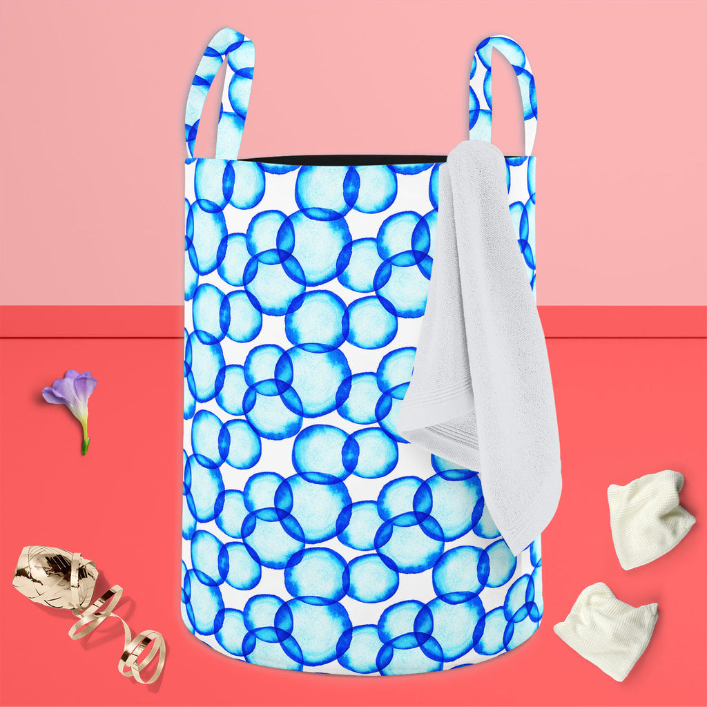 Soap Bubbles D1 Foldable Open Storage Bin | Organizer Box, Toy Basket, Shelf Box, Laundry Bag | Canvas Fabric-Storage Bins-STR_BI_CB-IC 5007500 IC 5007500, Abstract Expressionism, Abstracts, Art and Paintings, Business, Circle, Dots, Illustrations, Parents, Patterns, Semi Abstract, Signs, Signs and Symbols, Splatter, Watercolour, soap, bubbles, d1, foldable, open, storage, bin, organizer, box, toy, basket, shelf, laundry, bag, canvas, fabric, abstract, aqua, art, atom, backdrop, background, bacteria, ball, 