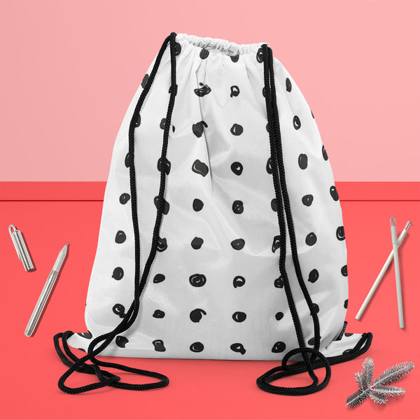 Black Polka Backpack for Students | College & Travel Bag-Backpacks-BPK_FB_DS-IC 5007501 IC 5007501, Abstract Expressionism, Abstracts, Ancient, Animated Cartoons, Art and Paintings, Black, Black and White, Circle, Comics, Decorative, Digital, Digital Art, Dots, Drawing, Fashion, Graphic, Hand Drawn, Historical, Holidays, Illustrations, Medieval, Modern Art, Patterns, Retro, Semi Abstract, Signs, Signs and Symbols, Sketches, Symbols, Vintage, White, polka, canvas, backpack, for, students, college, travel, ba