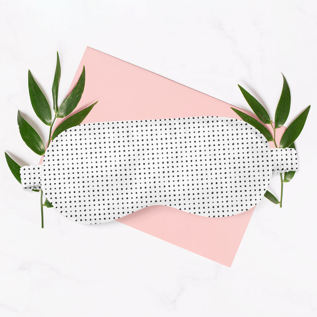 Black Polka Sleeping Eye Pad Blackout Eye Cover | Soft Anti-Allergic Eco-Friendly Natural Mulberry Silk Fabric-Sleep Masks--IC 5007501 IC 5007501, Abstract Expressionism, Abstracts, Ancient, Animated Cartoons, Art and Paintings, Black, Black and White, Circle, Comics, Decorative, Digital, Digital Art, Dots, Drawing, Fashion, Graphic, Hand Drawn, Historical, Holidays, Illustrations, Medieval, Modern Art, Patterns, Retro, Semi Abstract, Signs, Signs and Symbols, Sketches, Symbols, Vintage, White, polka, sleep