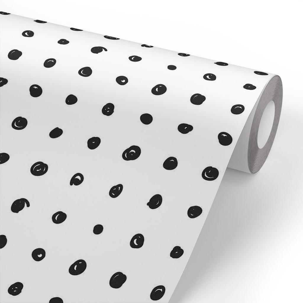ArtzFolio Black Polka Wallpaper Roll | Easy to Install-Wallpapers Peel & Stick-AZHOM26546157WAL_L-Image Code 5007501 Vishnu Image Folio Pvt Ltd, IC 5007501, ArtzFolio, Wallpapers Peel & Stick, Abstract, Digital Art, black, polka, wallpaper, roll, easy, to, install, vinyl, self, adhesive, brick, for, walls, living, room, drawing, large, size, children, sticker, bedroom, pitaara, box, bathroom, textured, big, office, reception, amazonbasics, decorative, home, waterproof, designer, small, kids, peel, stick, pv