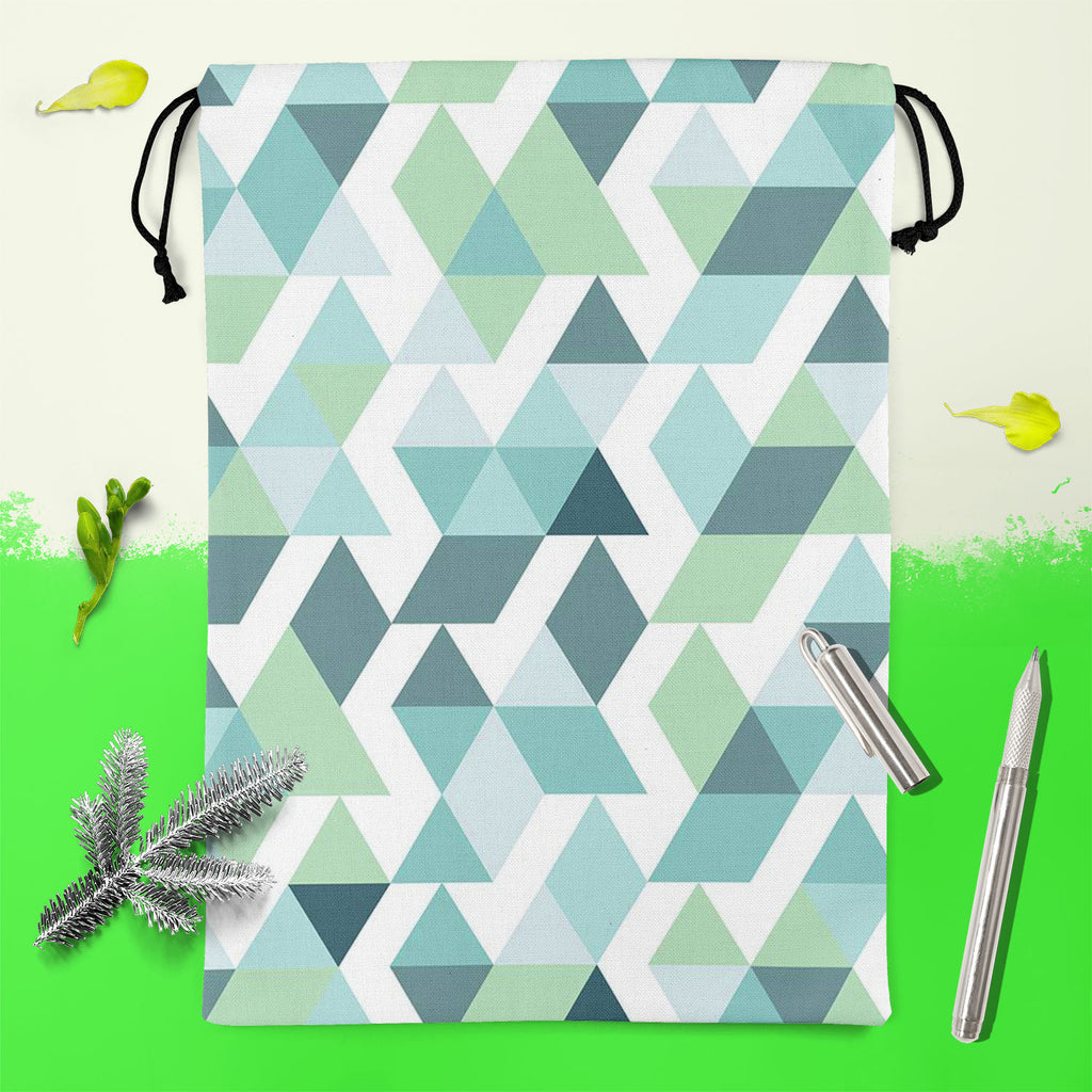 Bright Blue Triangles Reusable Sack Bag | Bag for Gym, Storage, Vegetable & Travel-Drawstring Sack Bags-SCK_FB_DS-IC 5007502 IC 5007502, Abstract Expressionism, Abstracts, Ancient, Art and Paintings, Black and White, Business, Decorative, Digital, Digital Art, Fashion, Geometric, Geometric Abstraction, Graphic, Grid Art, Historical, Illustrations, Medieval, Modern Art, Patterns, Retro, Semi Abstract, Signs, Signs and Symbols, Triangles, Vintage, White, bright, blue, reusable, sack, bag, for, gym, storage, v