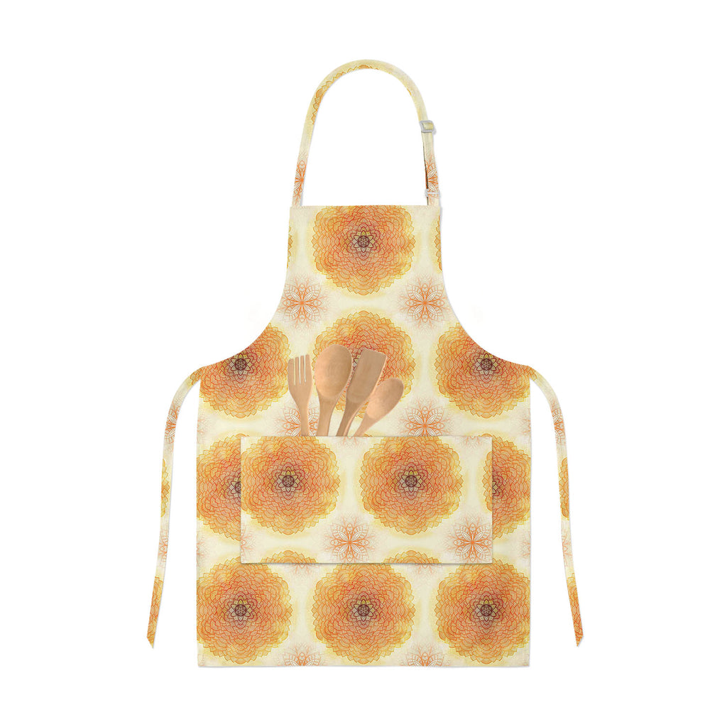 Ethnic Ornament Apron | Adjustable, Free Size & Waist Tiebacks-Aprons Neck to Knee-APR_NK_KN-IC 5007504 IC 5007504, Abstract Expressionism, Abstracts, Allah, Arabic, Art and Paintings, Asian, Botanical, Circle, Cities, City Views, Culture, Drawing, Ethnic, Floral, Flowers, Geometric, Geometric Abstraction, Hinduism, Illustrations, Indian, Islam, Mandala, Nature, Paintings, Patterns, Retro, Semi Abstract, Signs, Signs and Symbols, Symbols, Traditional, Tribal, World Culture, ornament, apron, adjustable, free