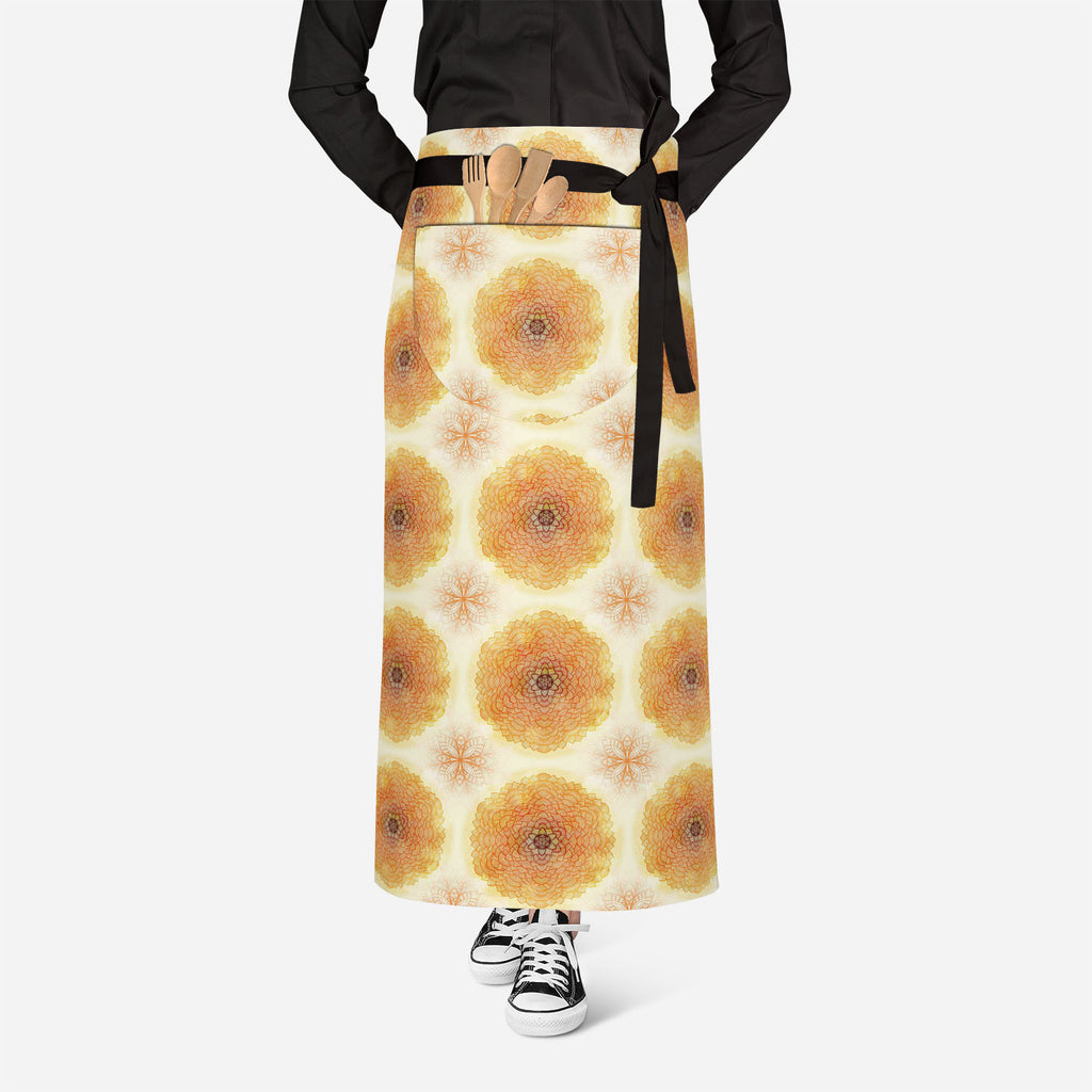 Ethnic Ornament Apron | Adjustable, Free Size & Waist Tiebacks-Aprons Waist to Knee-APR_WS_FT-IC 5007504 IC 5007504, Abstract Expressionism, Abstracts, Allah, Arabic, Art and Paintings, Asian, Botanical, Circle, Cities, City Views, Culture, Drawing, Ethnic, Floral, Flowers, Geometric, Geometric Abstraction, Hinduism, Illustrations, Indian, Islam, Mandala, Nature, Paintings, Patterns, Retro, Semi Abstract, Signs, Signs and Symbols, Symbols, Traditional, Tribal, World Culture, ornament, apron, adjustable, fre