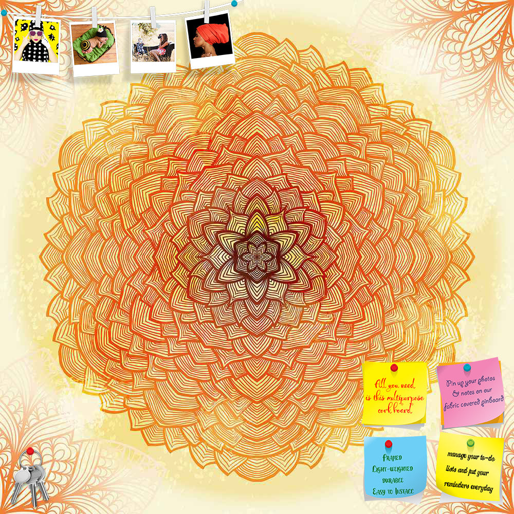 ArtzFolio Ethnic Ornament D2 Printed Bulletin Board Notice Pin Board Soft Board | Frameless-Bulletin Boards Frameless-AZSAO26636072BLB_FL_L-Image Code 5007504 Vishnu Image Folio Pvt Ltd, IC 5007504, ArtzFolio, Bulletin Boards Frameless, Abstract, Traditional, Digital Art, ethnic, ornament, d2, printed, bulletin, board, notice, pin, soft, frameless, hand, drawn, circular, beige, eps10, pin up board, push pin board, extra large cork board, big pin board, notice board, small bulletin board, cork board, wall no