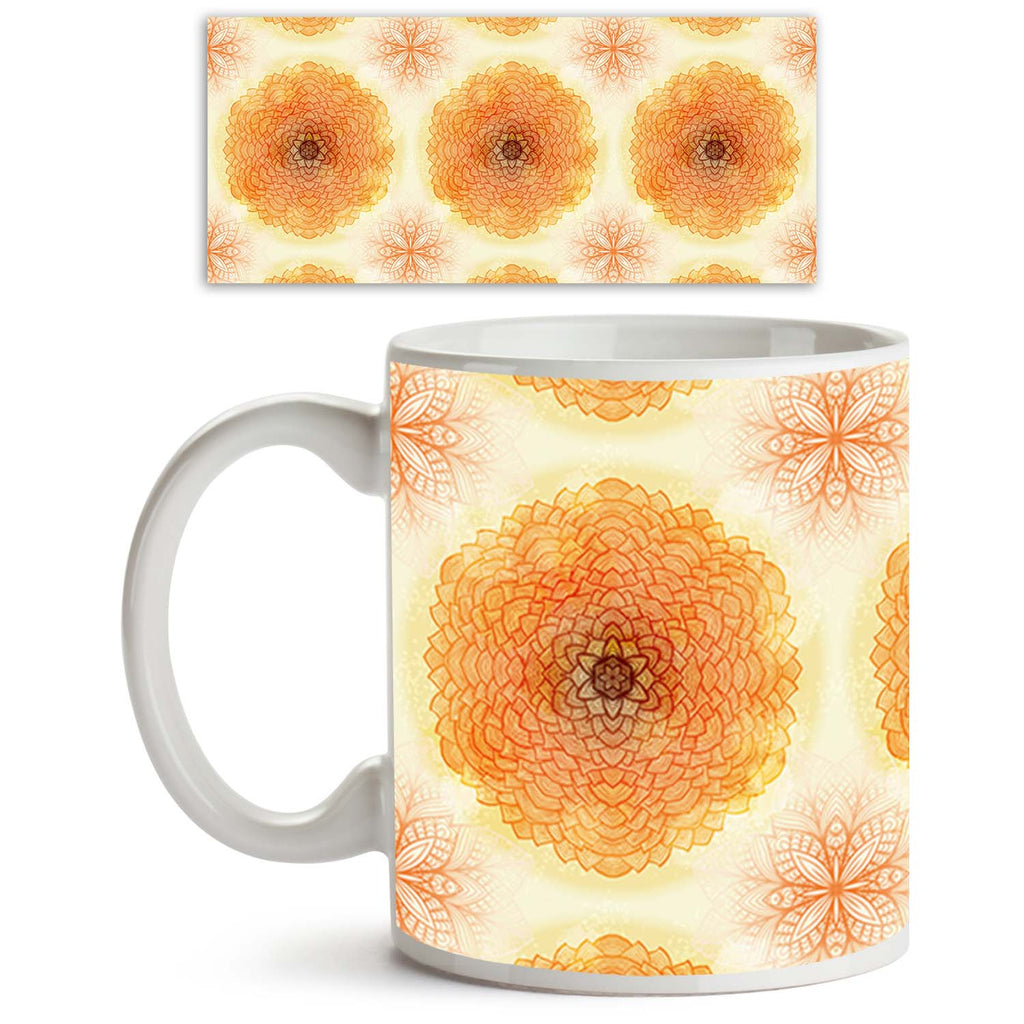 Ethnic Ornament Ceramic Coffee Tea Mug Inside White-Coffee Mugs-MUG-IC 5007504 IC 5007504, Abstract Expressionism, Abstracts, Allah, Arabic, Art and Paintings, Asian, Botanical, Circle, Cities, City Views, Culture, Drawing, Ethnic, Floral, Flowers, Geometric, Geometric Abstraction, Hinduism, Illustrations, Indian, Islam, Mandala, Nature, Paintings, Patterns, Retro, Semi Abstract, Signs, Signs and Symbols, Symbols, Traditional, Tribal, World Culture, ornament, ceramic, coffee, tea, mug, inside, white, abstra
