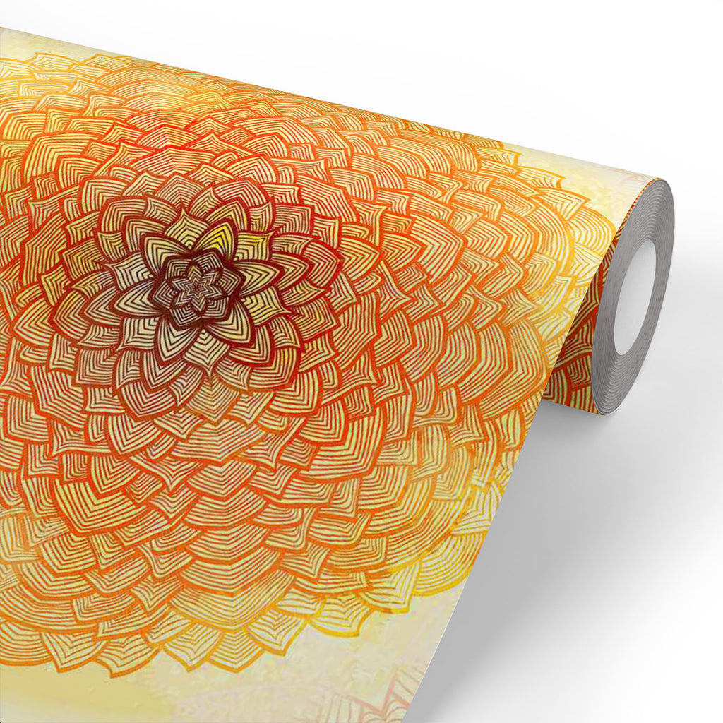 Ethnic Ornament Wallpaper Roll-Wallpapers Peel & Stick-WAL_PA-IC 5007504 IC 5007504, Abstract Expressionism, Abstracts, Allah, Arabic, Art and Paintings, Asian, Botanical, Circle, Cities, City Views, Culture, Drawing, Ethnic, Floral, Flowers, Geometric, Geometric Abstraction, Hinduism, Illustrations, Indian, Islam, Mandala, Nature, Paintings, Patterns, Retro, Semi Abstract, Signs, Signs and Symbols, Symbols, Traditional, Tribal, World Culture, ornament, wallpaper, roll, abstract, art, background, brown, col