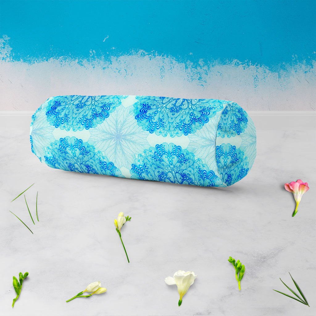 Ethnic Ornament D3 Bolster Cover Booster Cases | Concealed Zipper Opening-Bolster Covers-BOL_CV_ZP-IC 5007505 IC 5007505, Abstract Expressionism, Abstracts, Allah, Arabic, Art and Paintings, Asian, Black and White, Botanical, Circle, Cities, City Views, Culture, Drawing, Ethnic, Floral, Flowers, Geometric, Geometric Abstraction, Hinduism, Illustrations, Indian, Islam, Mandala, Nature, Paintings, Patterns, Retro, Semi Abstract, Signs, Signs and Symbols, Symbols, Traditional, Tribal, White, World Culture, orn