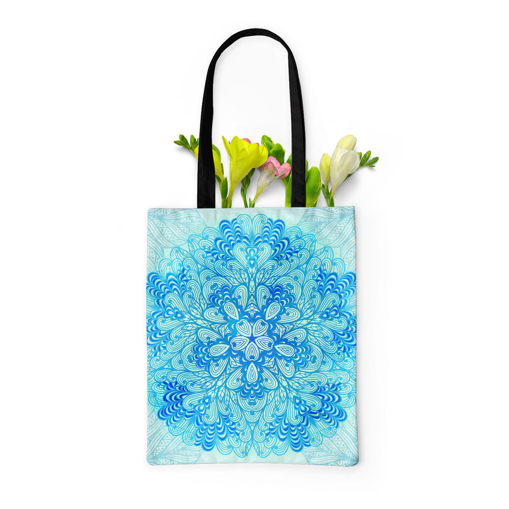 Ethnic Ornament D3 Tote Bag Shoulder Purse | Multipurpose-Tote Bags Basic-TOT_FB_BS-IC 5007505 IC 5007505, Abstract Expressionism, Abstracts, Allah, Arabic, Art and Paintings, Asian, Black and White, Botanical, Circle, Cities, City Views, Culture, Drawing, Ethnic, Floral, Flowers, Geometric, Geometric Abstraction, Hinduism, Illustrations, Indian, Islam, Mandala, Nature, Paintings, Patterns, Retro, Semi Abstract, Signs, Signs and Symbols, Symbols, Traditional, Tribal, White, World Culture, ornament, d3, tote