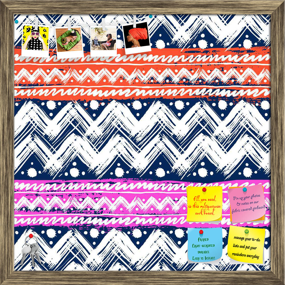 ArtzFolio Bold Zigzag Printed Bulletin Board Notice Pin Board Soft Board | Framed-Bulletin Boards Framed-AZSAO27437809BLB_FR_L-Image Code 5007506 Vishnu Image Folio Pvt Ltd, IC 5007506, ArtzFolio, Bulletin Boards Framed, Abstract, Traditional, Digital Art, bold, zigzag, printed, bulletin, board, notice, pin, soft, framed, vector, seamless, ethnic, pattern, hand, painted, brushstrokes, stripes, bright, colors, print, wallpaper, fall, winter, fashion, fabric, textile, christmas, wrapping, paper, pin up board,