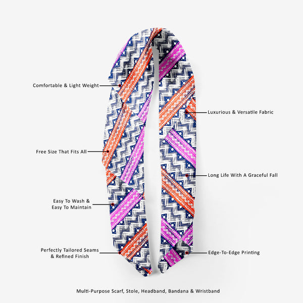 Bold Zigzag Printed Scarf | Neckwear Balaclava | Girls & Women | Soft Poly Fabric-Scarfs Basic--IC 5007506 IC 5007506, Christianity, Culture, Ethnic, Fashion, Illustrations, Patterns, Stripes, Traditional, Tribal, World Culture, bold, zigzag, printed, scarf, neckwear, balaclava, girls, women, soft, poly, fabric, vector, seamless, pattern, hand, painted, brushstrokes, bright, colors, print, wallpaper, fall, winter, textile, christmas, wrapping, paper, artzfolio, stole, mens scarf, scarves for women, scarf fo