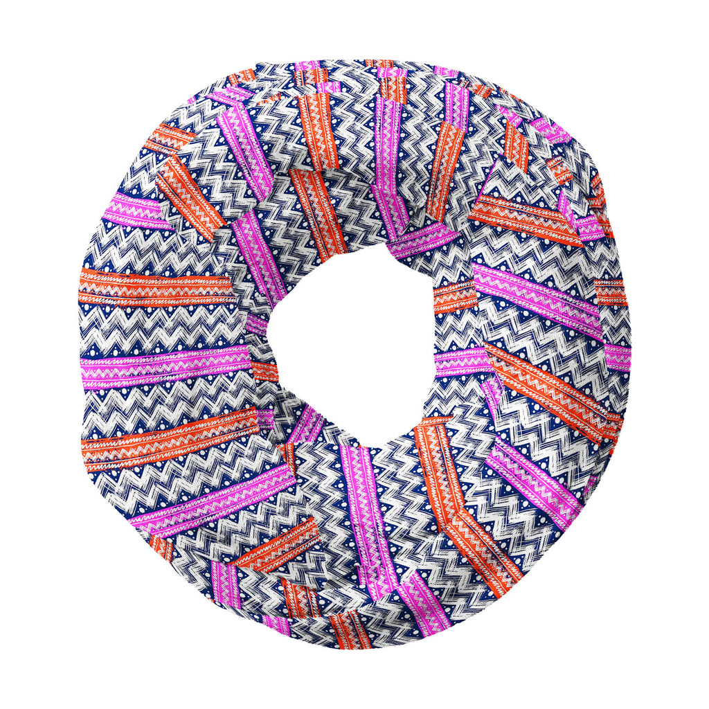 Bold Zigzag Printed Wraparound Infinity Loop Scarf | Girls & Women | Soft Poly Fabric-Scarfs Infinity Loop-SCF_FB_LP-IC 5007506 IC 5007506, Christianity, Culture, Ethnic, Fashion, Illustrations, Patterns, Stripes, Traditional, Tribal, World Culture, bold, zigzag, printed, wraparound, infinity, loop, scarf, girls, women, soft, poly, fabric, vector, seamless, pattern, hand, painted, brushstrokes, bright, colors, print, wallpaper, fall, winter, textile, christmas, wrapping, paper, artzfolio, stole, mens scarf,