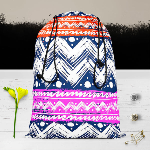 Bold Zigzag Reusable Sack Bag | Bag for Gym, Storage, Vegetable & Travel-Drawstring Sack Bags-SCK_FB_DS-IC 5007506 IC 5007506, Christianity, Culture, Ethnic, Fashion, Illustrations, Patterns, Stripes, Traditional, Tribal, World Culture, bold, zigzag, reusable, sack, bag, for, gym, storage, vegetable, travel, cotton, canvas, fabric, vector, seamless, pattern, hand, painted, brushstrokes, bright, colors, print, wallpaper, fall, winter, textile, christmas, wrapping, paper, artzfolio, drawstring bag, drawstring
